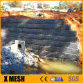 ASTM A975 standard 2 X 1 X 0.30 Double Twisted Wire Mesh reno mattresses for interlocking block retaining walls